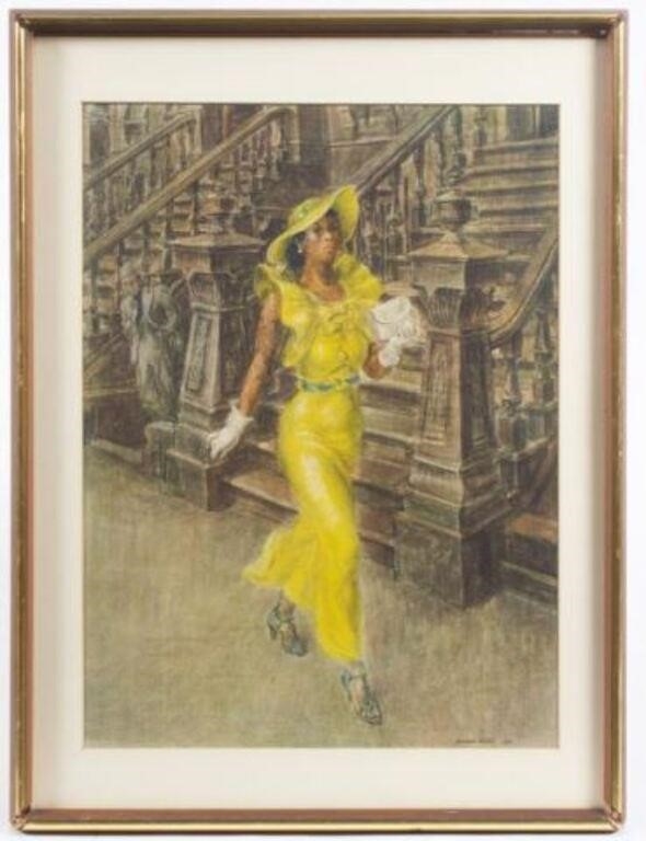 Reginald Marsh | Print of High Yaller by Reginald Marsh | MutualArt