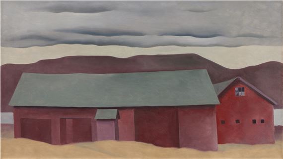 Lake George Barn by Georgia O'Keeffe, Executed in 1929