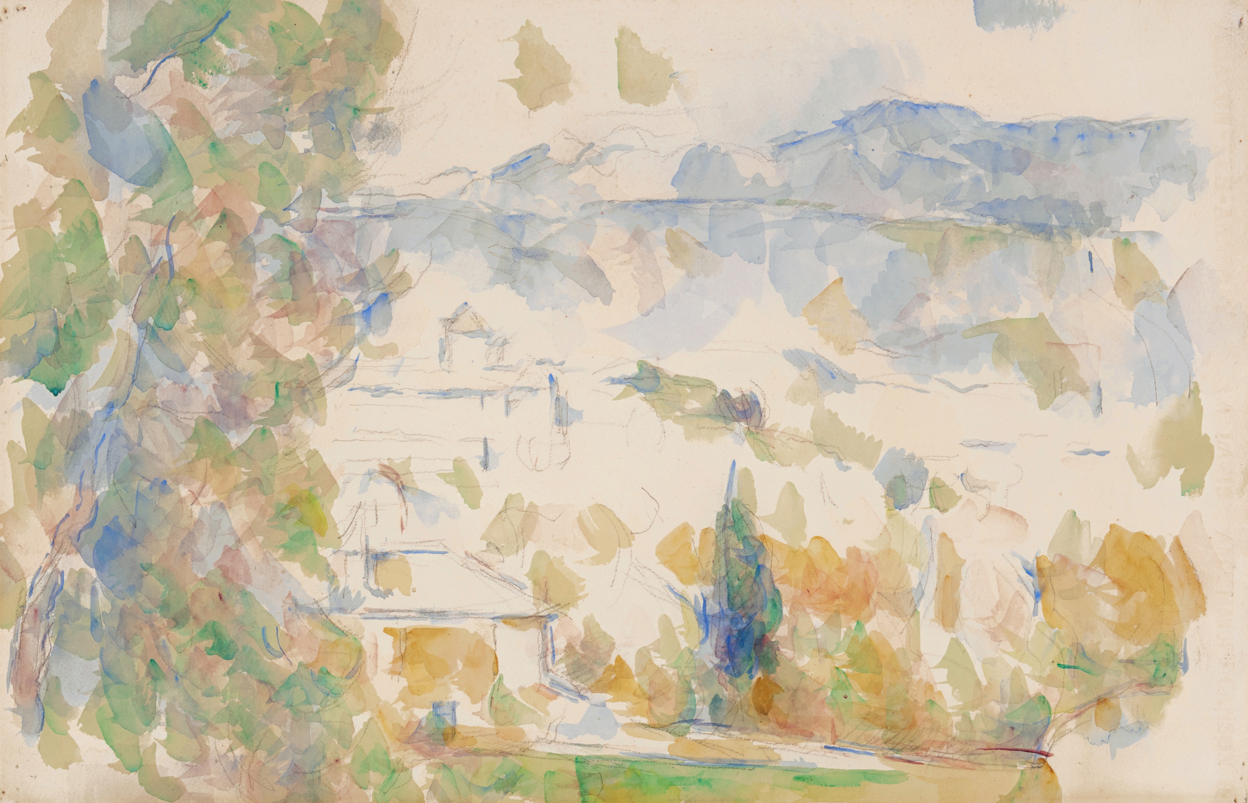 Les Bastides Lou Deven et Barbaroux - Paul Cézanne