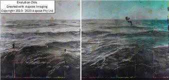 Seascape, Diptych each - Michael Corkrey