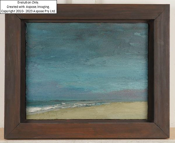 Artwork by David Morgan, Holkam Bay I, Made of oil on canvas