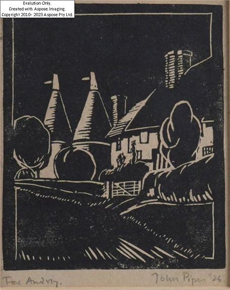 John Piper | Oast Houses | MutualArt