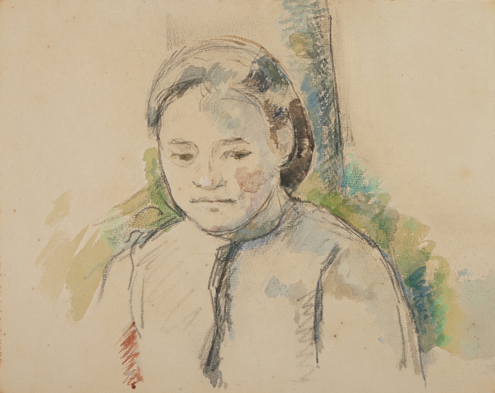 Portrait de femme - Paul Cézanne