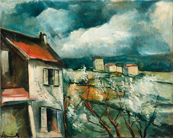 La Maison au pommier by Maurice de Vlaminck, Executed circa 1916