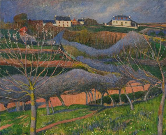 La Vallée de Kerzellec, Le Pouldu by Meyer Isaac de Haan, Executed in 1889-1890