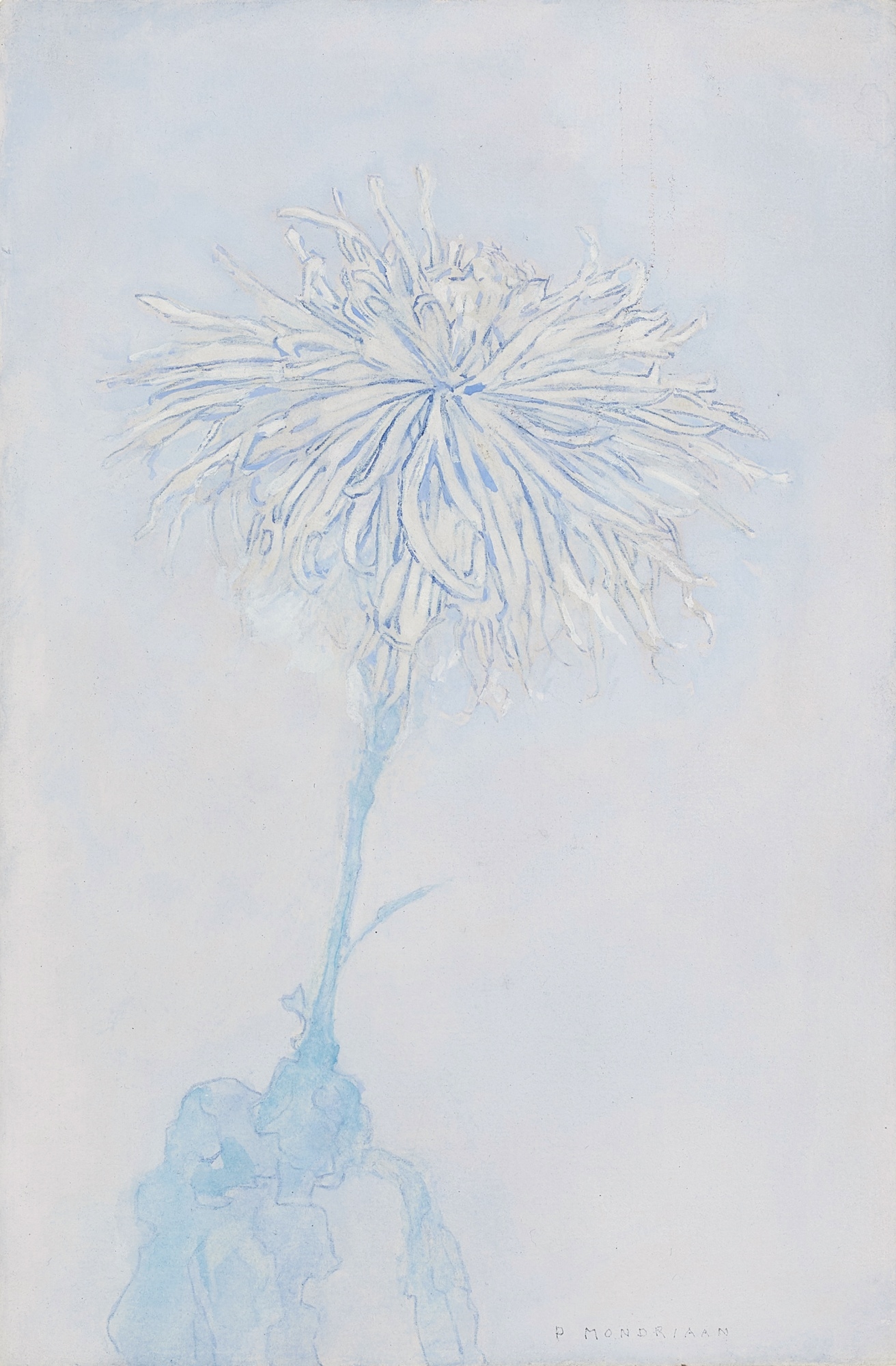 Chrysanthemum - Piet Mondrian