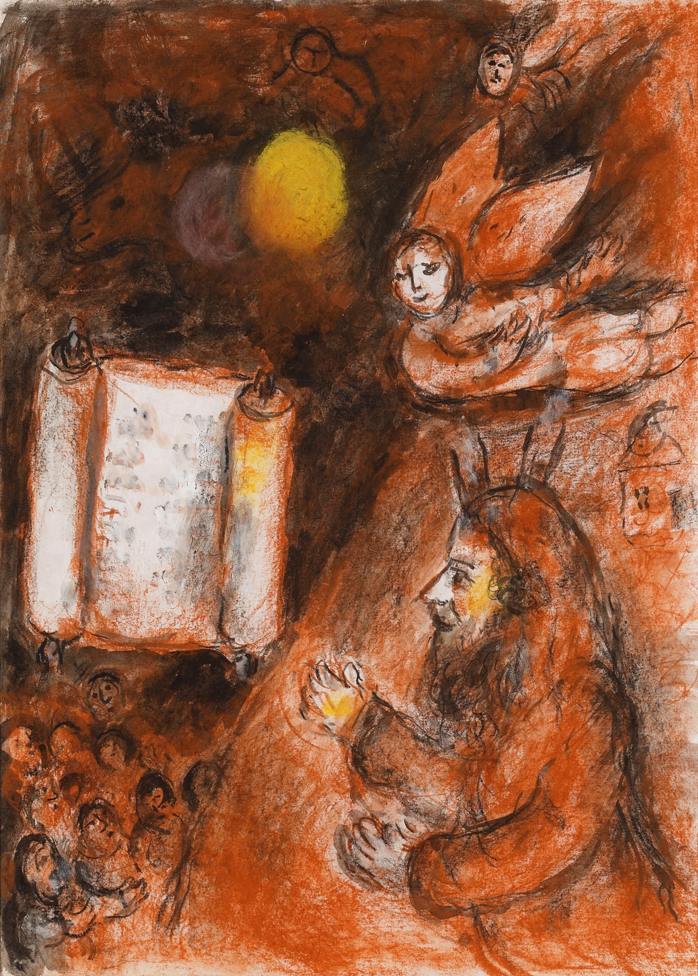 Moïse et la Torah - Marc Chagall
