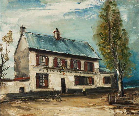 Le Rendez-vous des Cyclistes by Maurice de Vlaminck, Executed circa 1919