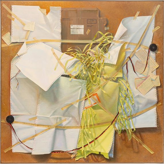 Richard Yoder | Richard Yoder (American, 1947-2014) Trompe-l'œil Oil on ...