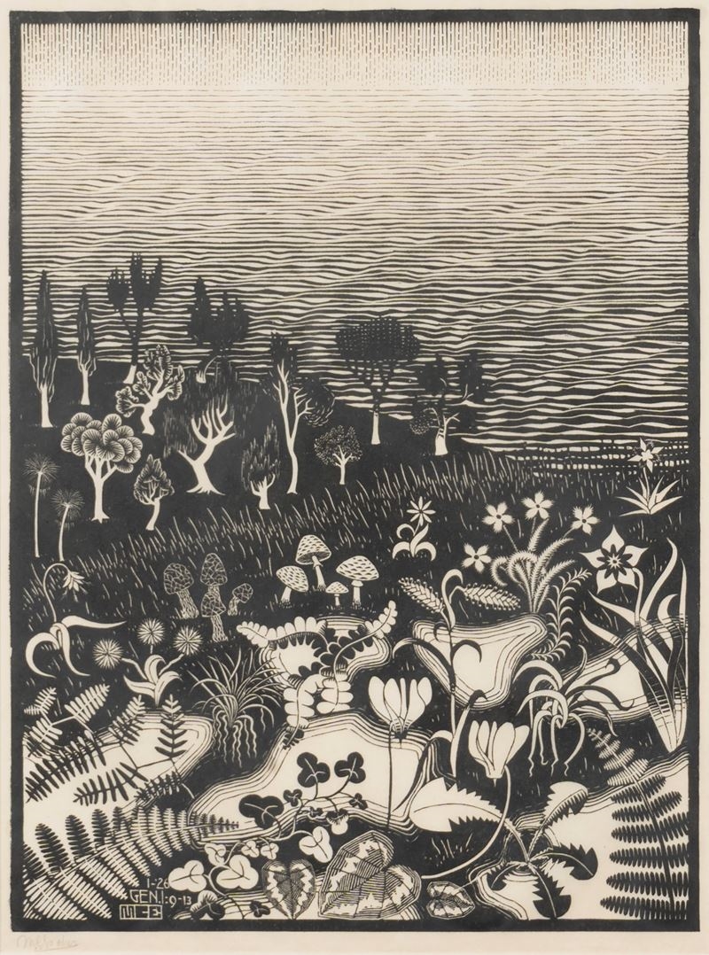 The Third day of the Creation , 1926 - Maurits Cornelis Escher