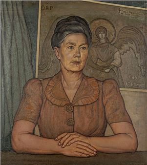 Portrait of the painter Sofia Paceviciene , 1947 - Irene Paceviciute