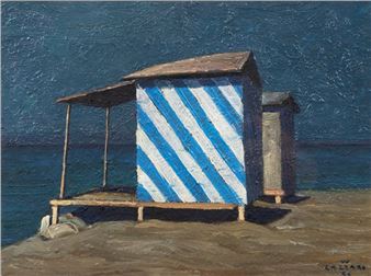 Two sheds , 1955 - Walter Lazzaro