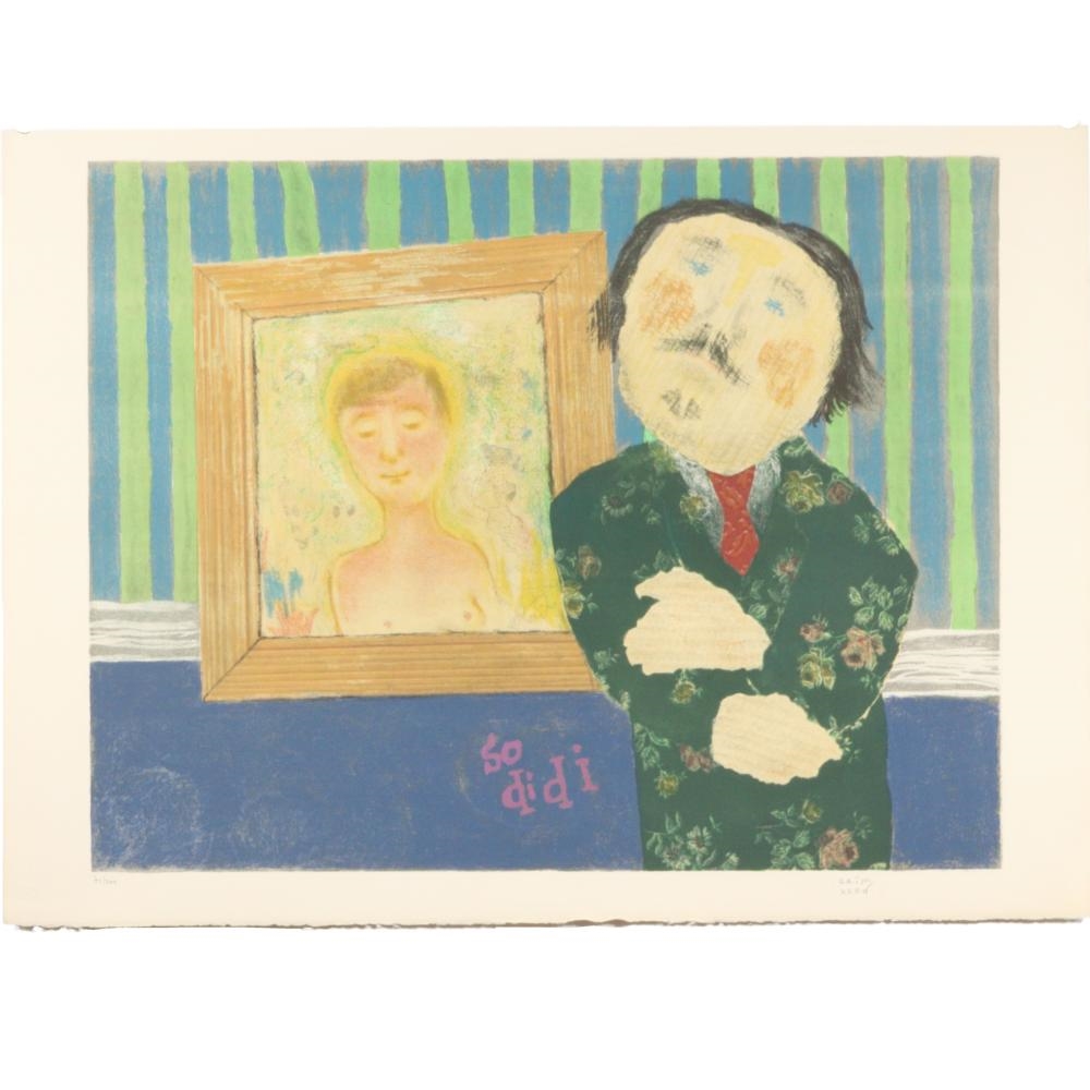 Artwork by Haim Kern, So Did I, Made of intaglio print
Pencil