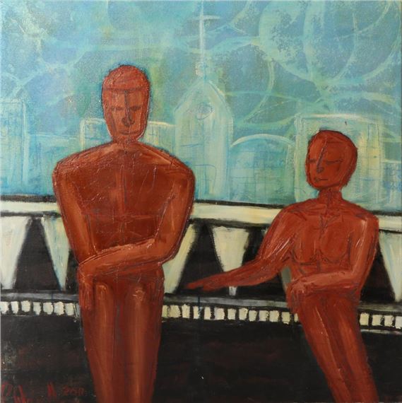 Thinking it Over, Bench Series, 2001 by Paul Andrew Wandless, 2001