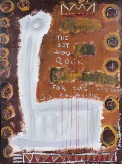 The Boy Wood Rock for Days, 2003 by Paul Andrew Wandless, 2003