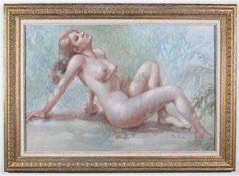 seated nude - Roy Allison