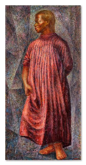 Solid as a Rock (My God is Rock by Charles White, Executed in 1960