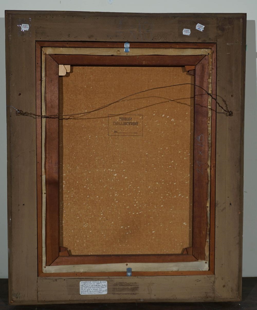 Artwork by Clarence Francis Busch, Portrait of Kathleen Robey, Made of Oil on Canvas