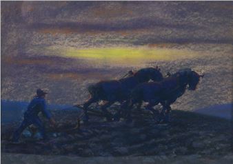 Ploegende boer - Dan Bout