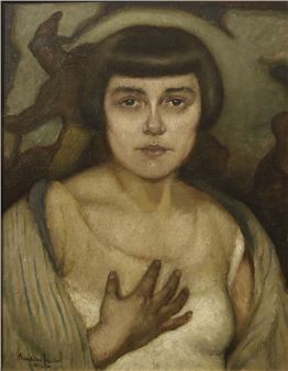 Lányportré - Sándor Basilides