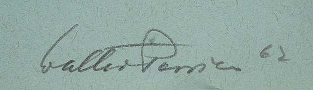 Artwork by Walter Persian, "Rom: Forum", Made of linocut