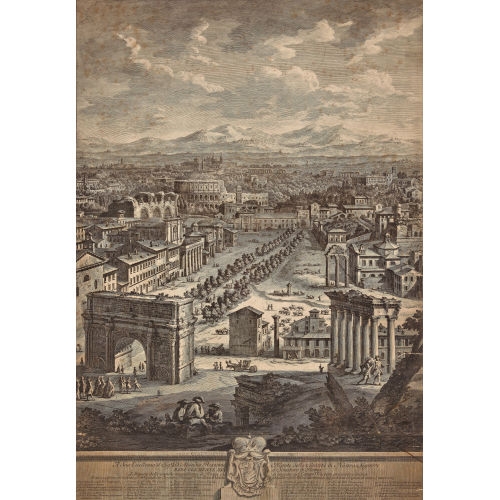 Roma quanta fuit ipsa ruina docet by Giuseppe Vasi, 1765