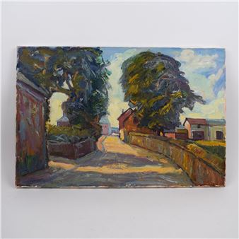 Village street - Gustav Brauch