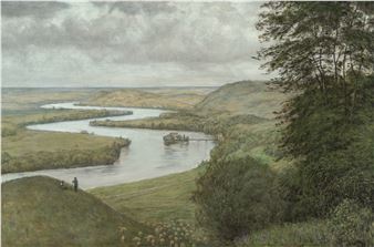 Landscape on the Upper Rhine - Hans Thoma