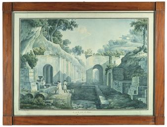 The necropolis in front of the Herculanean Gate in Pompeii - Filippo Maria Giuntotardi