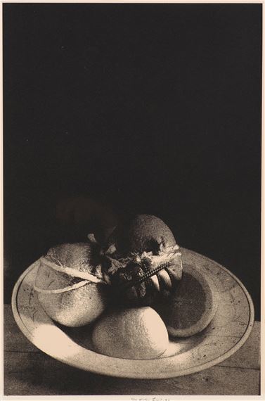 Stilleben med Jaffa appelsiner by Victor Lind, 1982