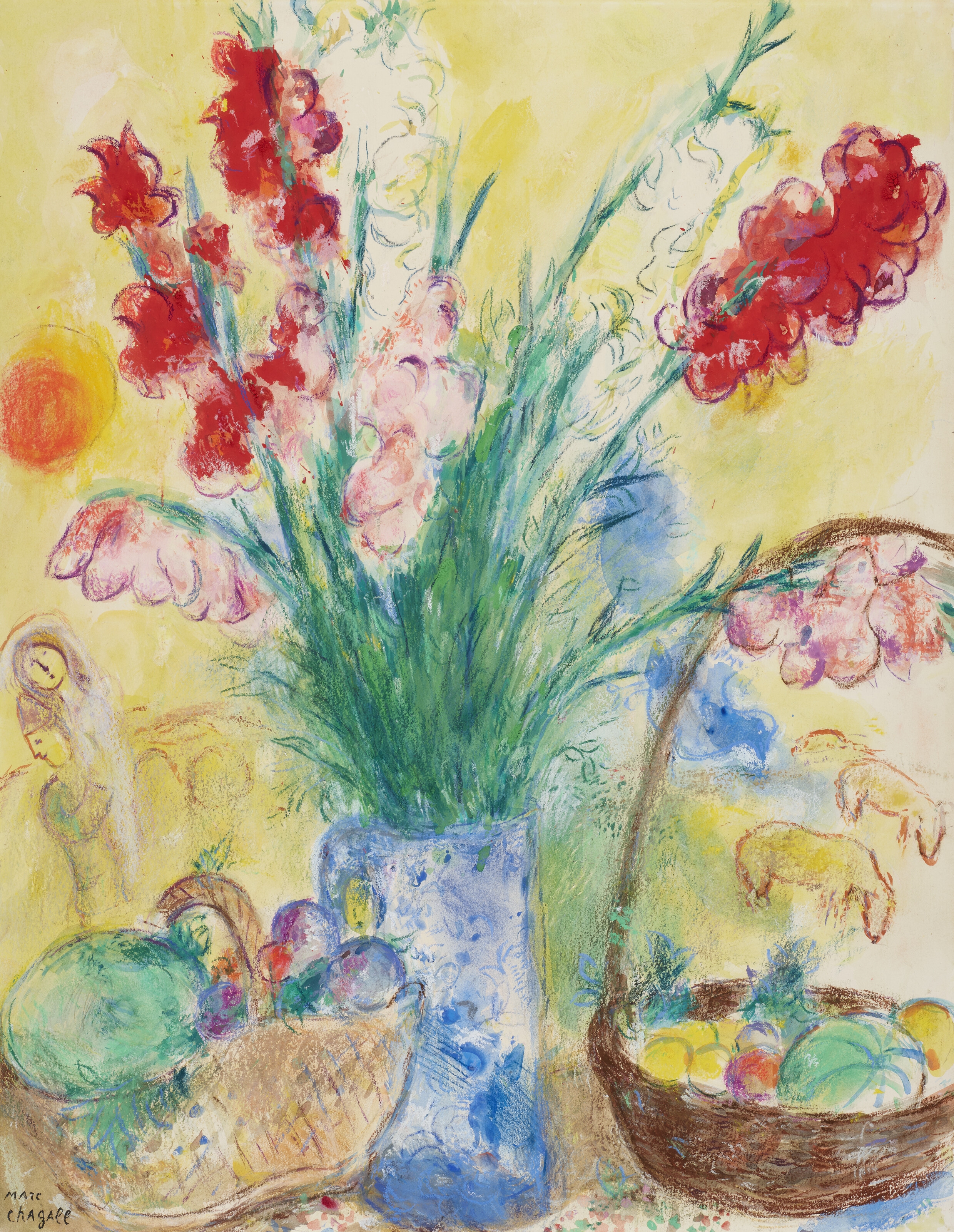 Les Glaïeuls - Marc Chagall