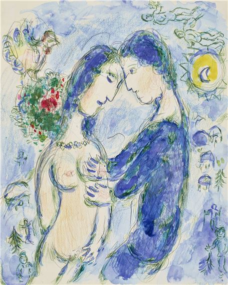 Marc Chagall | Les Amoureux | MutualArt