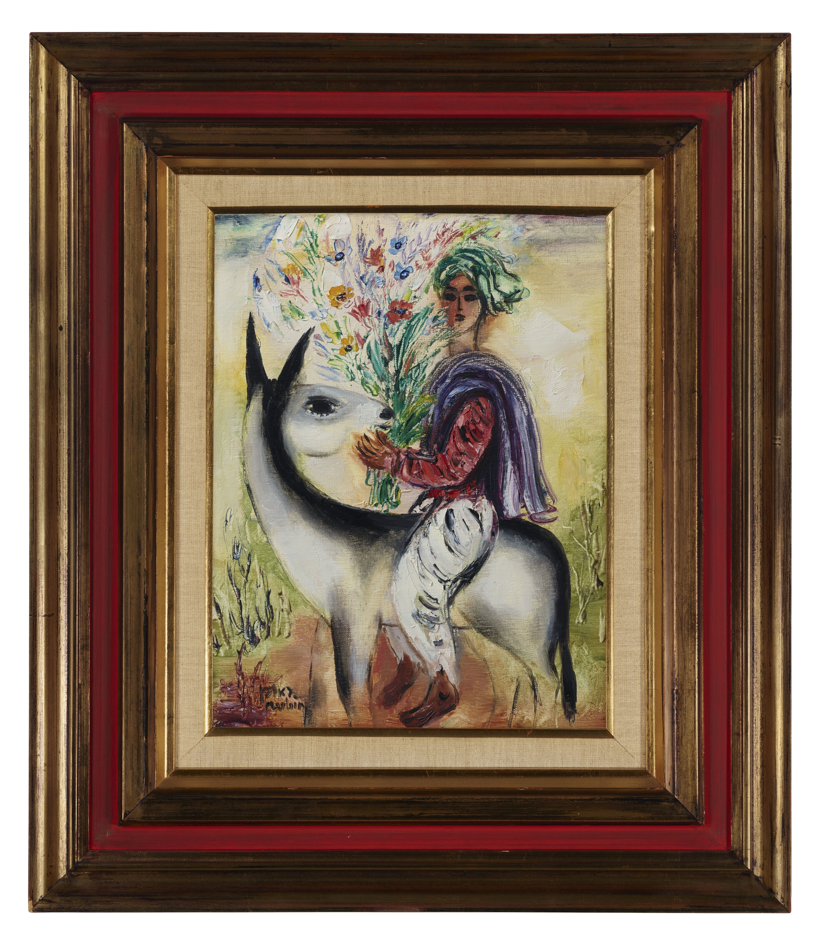 Reuven Rubin | Rider with Bouquet (1968) | MutualArt