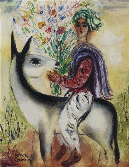 Reuven Rubin | Rider with Bouquet (1968) | MutualArt