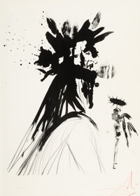 Salvador Dalí | Dante, from Dante and Beatrice (1964) | MutualArt