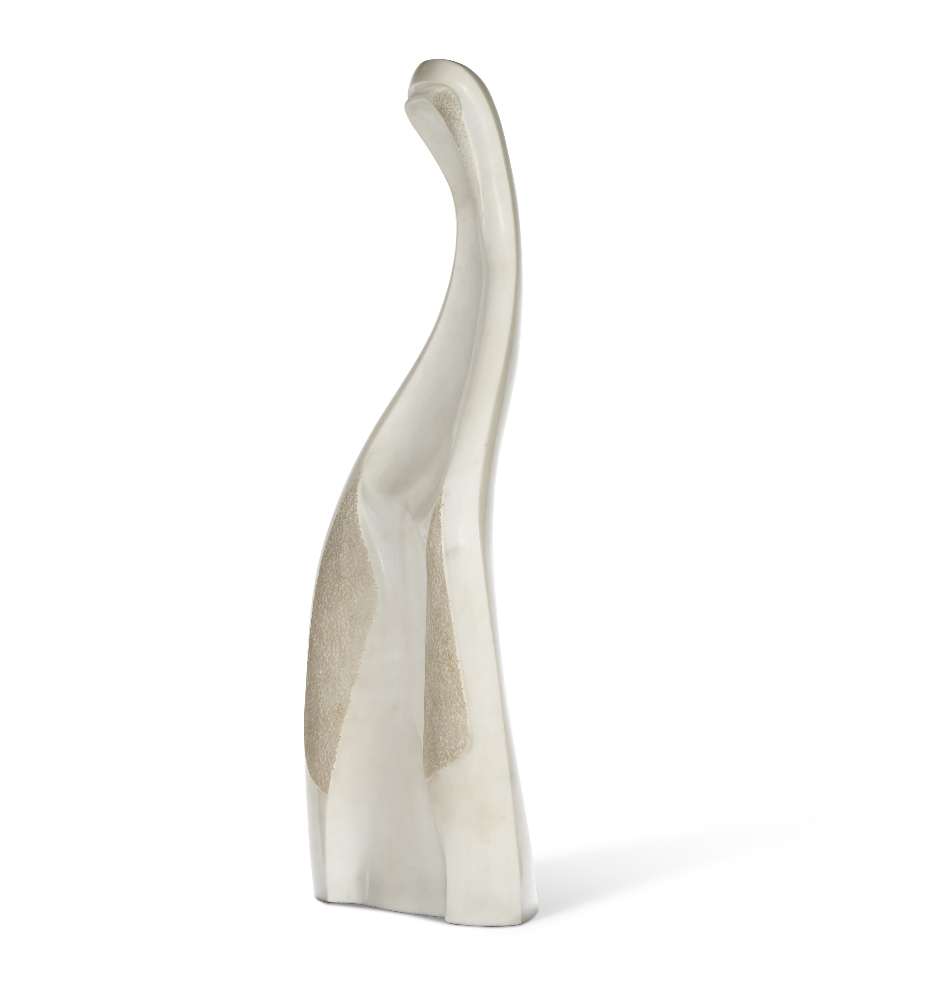 Artwork by Alexander Archipenko, Madonna, Made of white marble