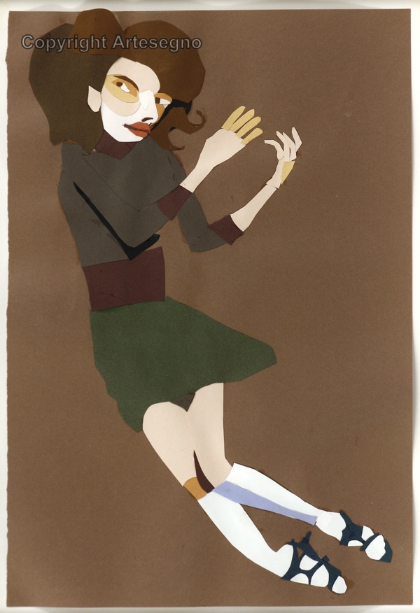 Artwork by Chantal Joffe, Untitled, Made of Collage on paper