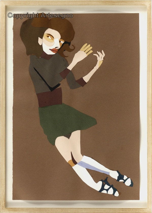 Artwork by Chantal Joffe, Untitled, Made of Collage on paper