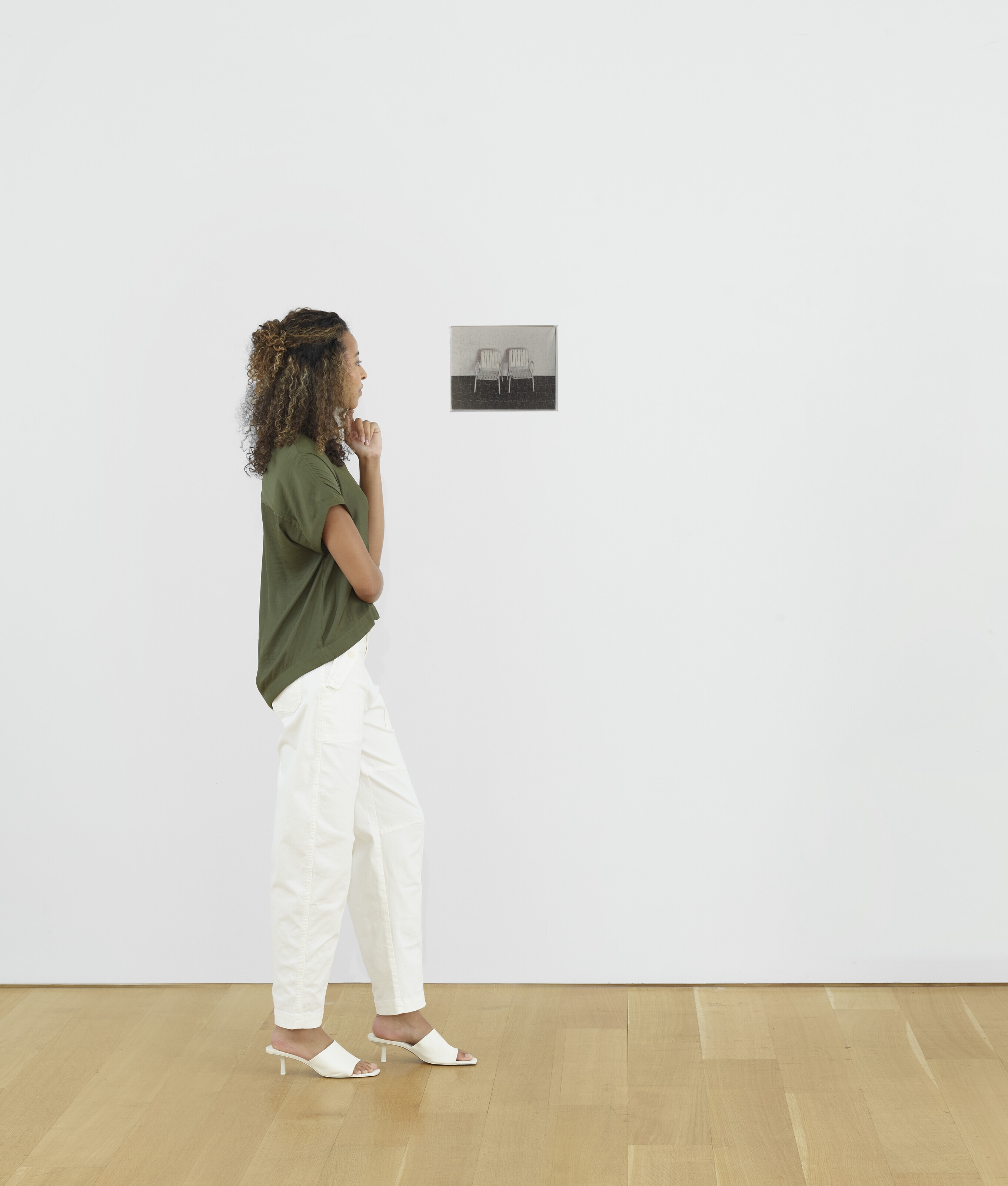 Artwork by Felix González-Torres, Untitled" (Paris, Last Time, 1989, Made of C-print jigsaw puzzle in plastic bag