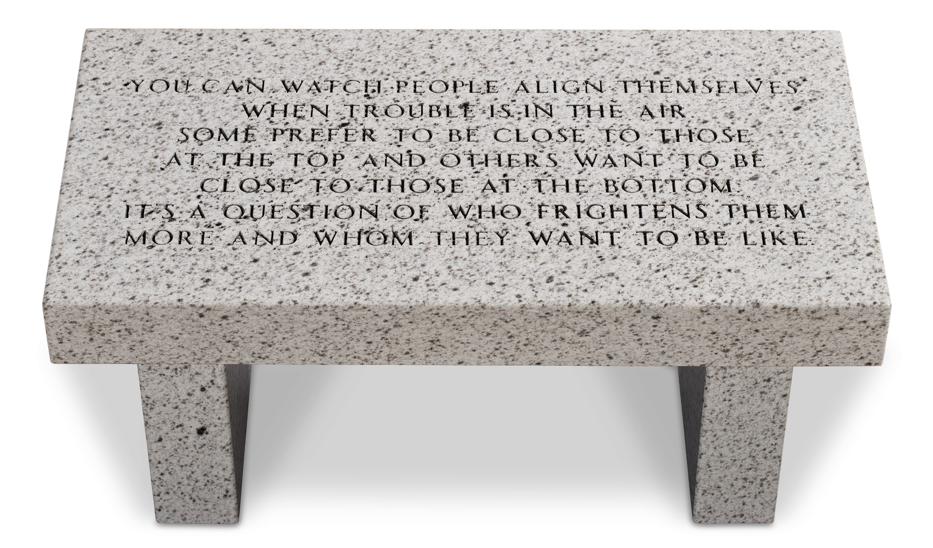 Jenny Holzer The Living Series You can watch people align