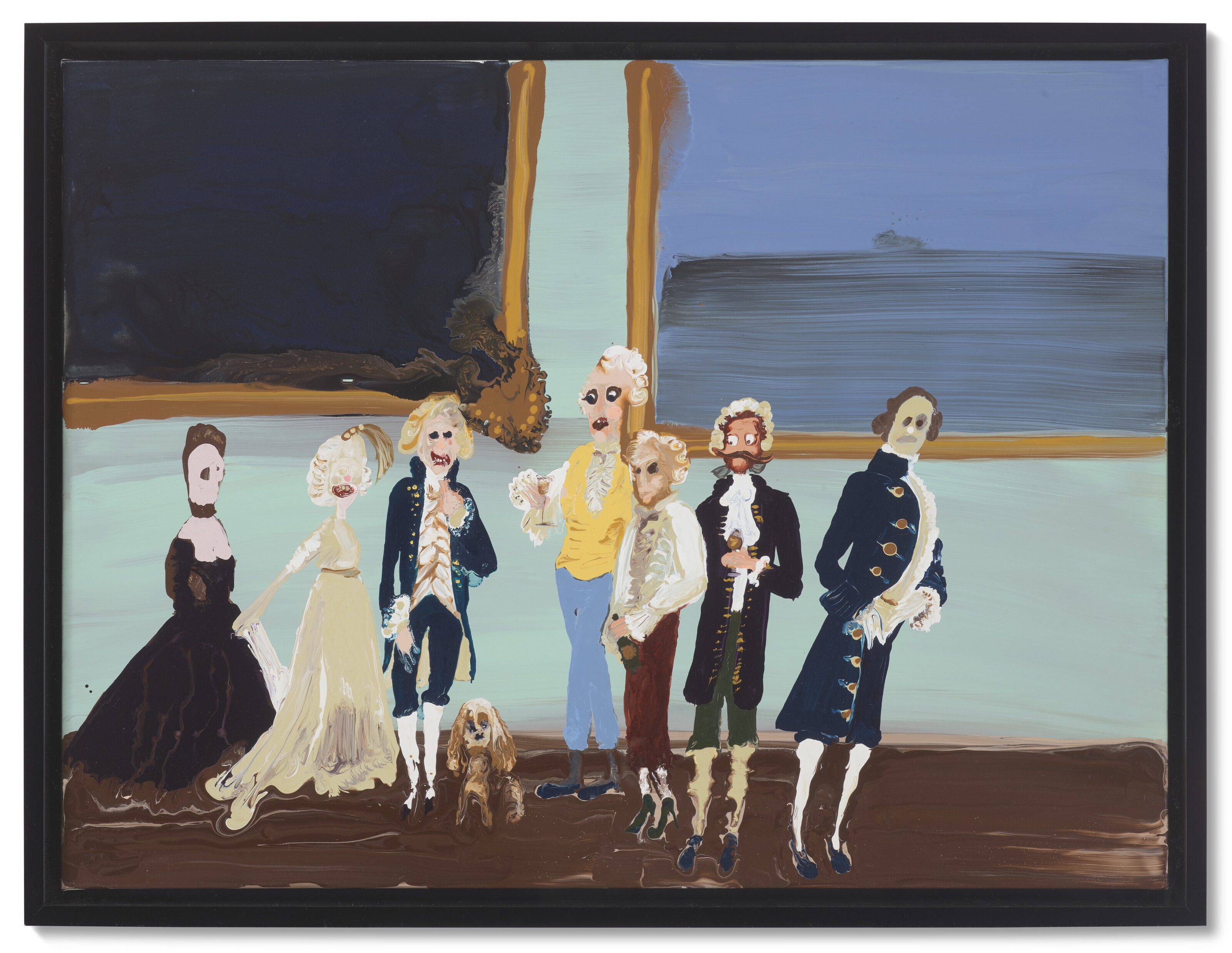 Artwork by Genieve Figgis, A Social Portrait, Made of acrylic on canvas