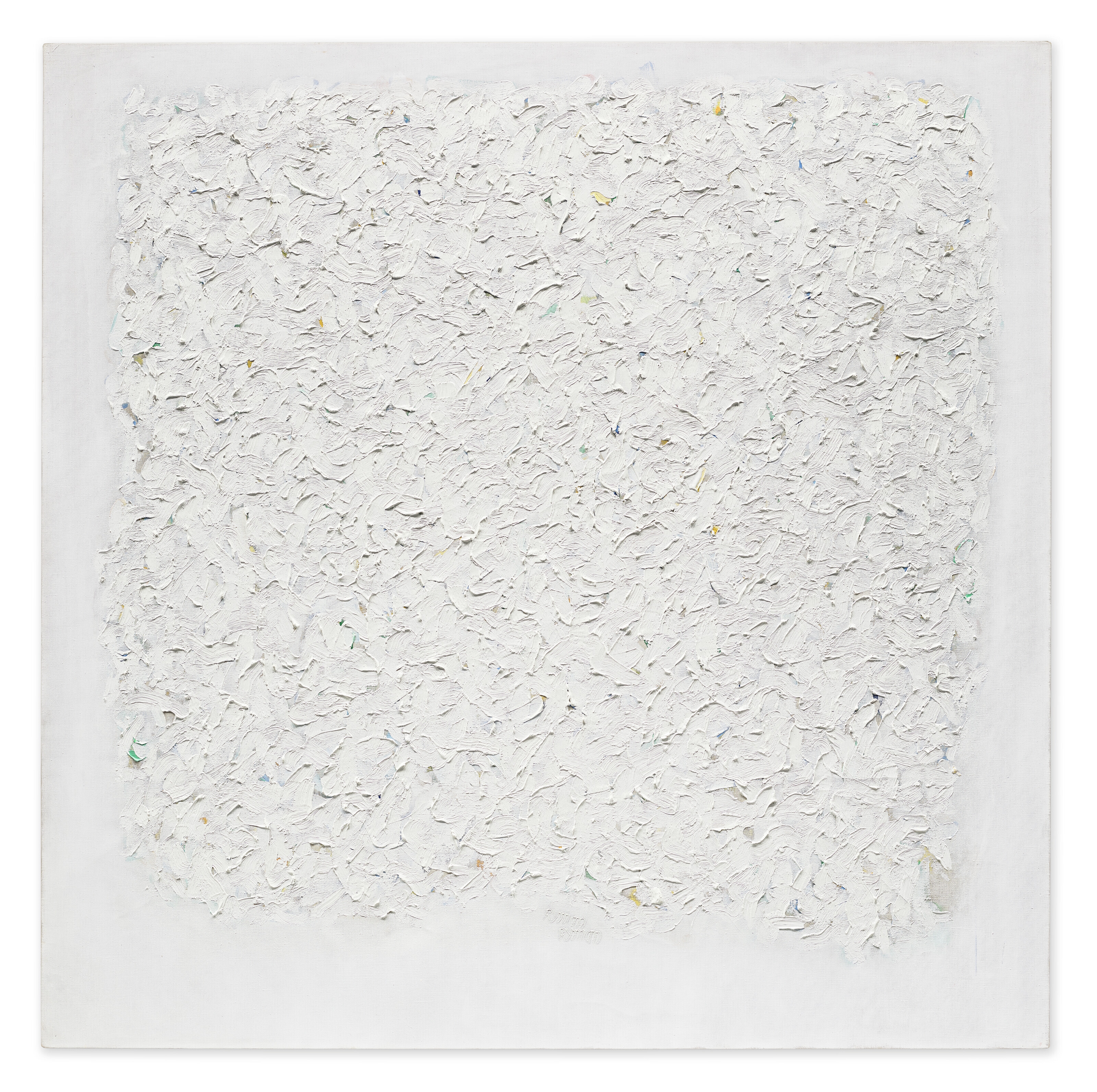 Artwork by Robert Ryman, Untitled, Made of oil on linen