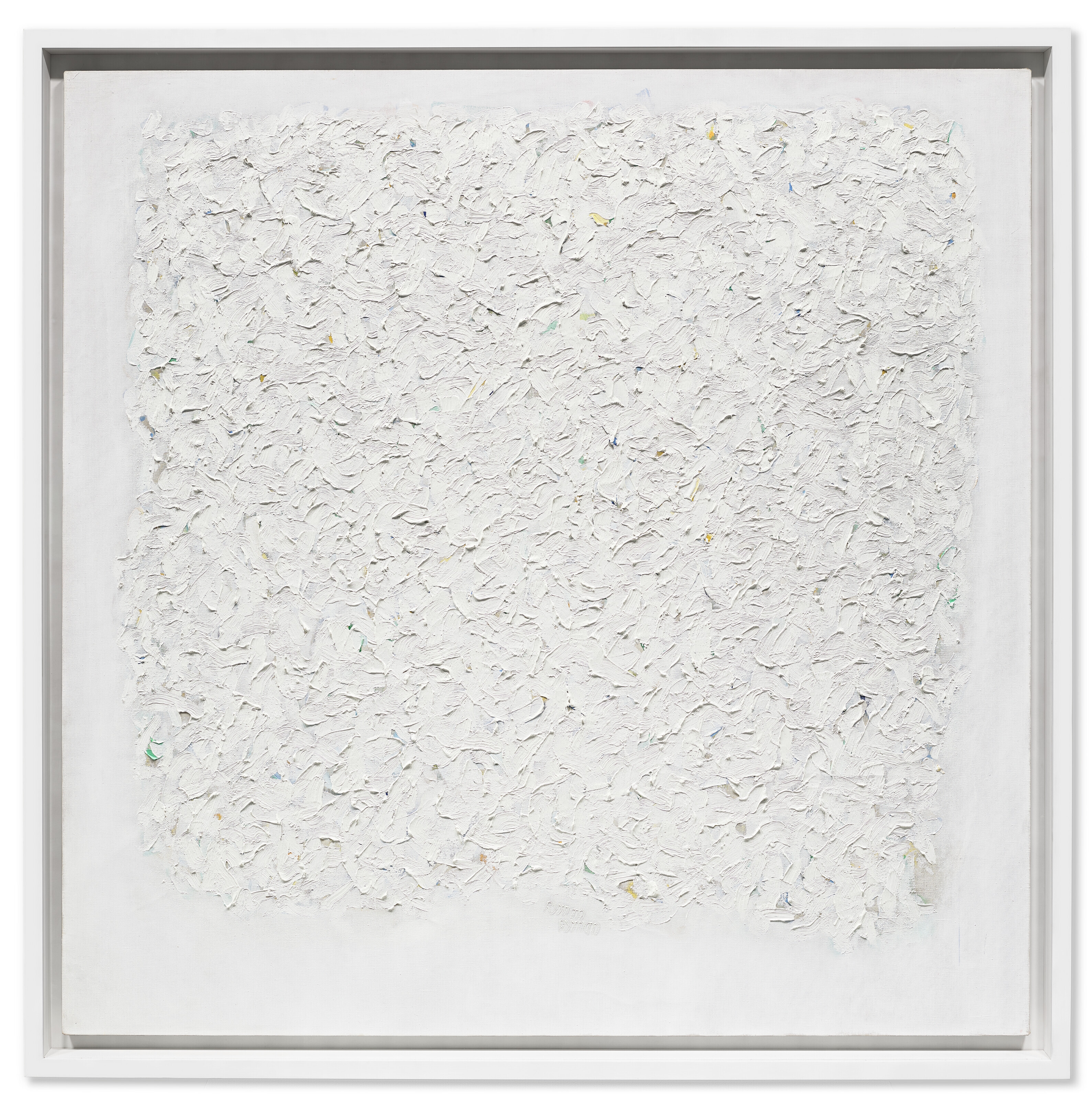Artwork by Robert Ryman, Untitled, Made of oil on linen
