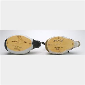 Pair of canvasbacks - Kent Duff