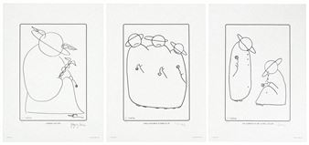 The Saturn Family: A Portfolio of Six Drawings - Gregory Corso