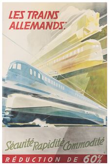 Les Trains Allemands / Securite – Rapitide – Commodite - Hans Schneider