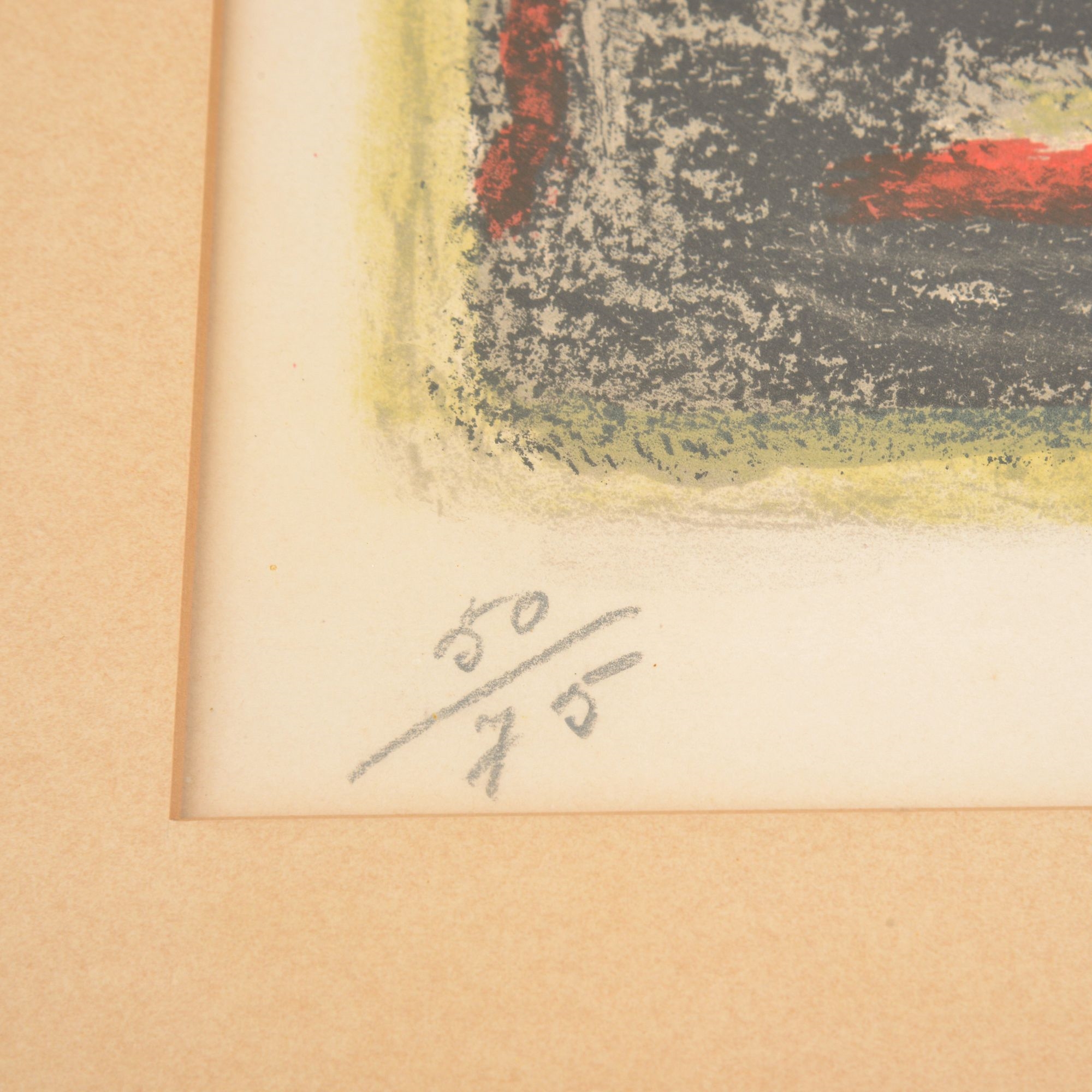 Artwork by Roger Bissière, Roger Bissiere LUMIERE DANS LA FORET Lithograph, Made of lithograph