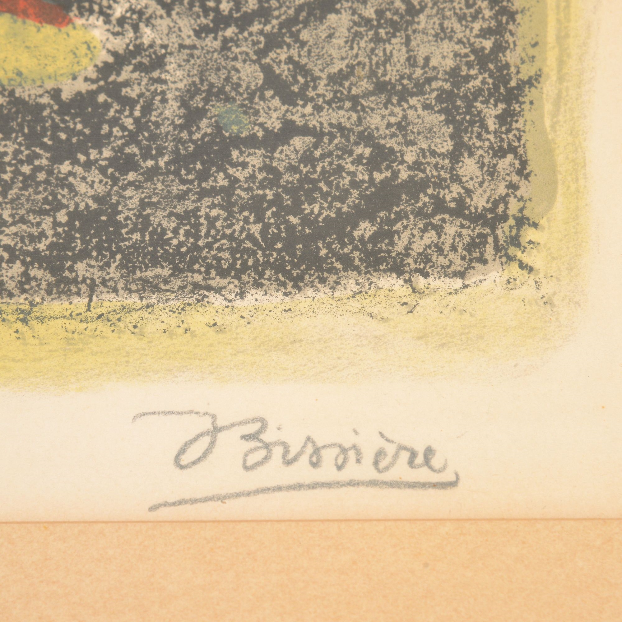 Artwork by Roger Bissière, Roger Bissiere LUMIERE DANS LA FORET Lithograph, Made of lithograph