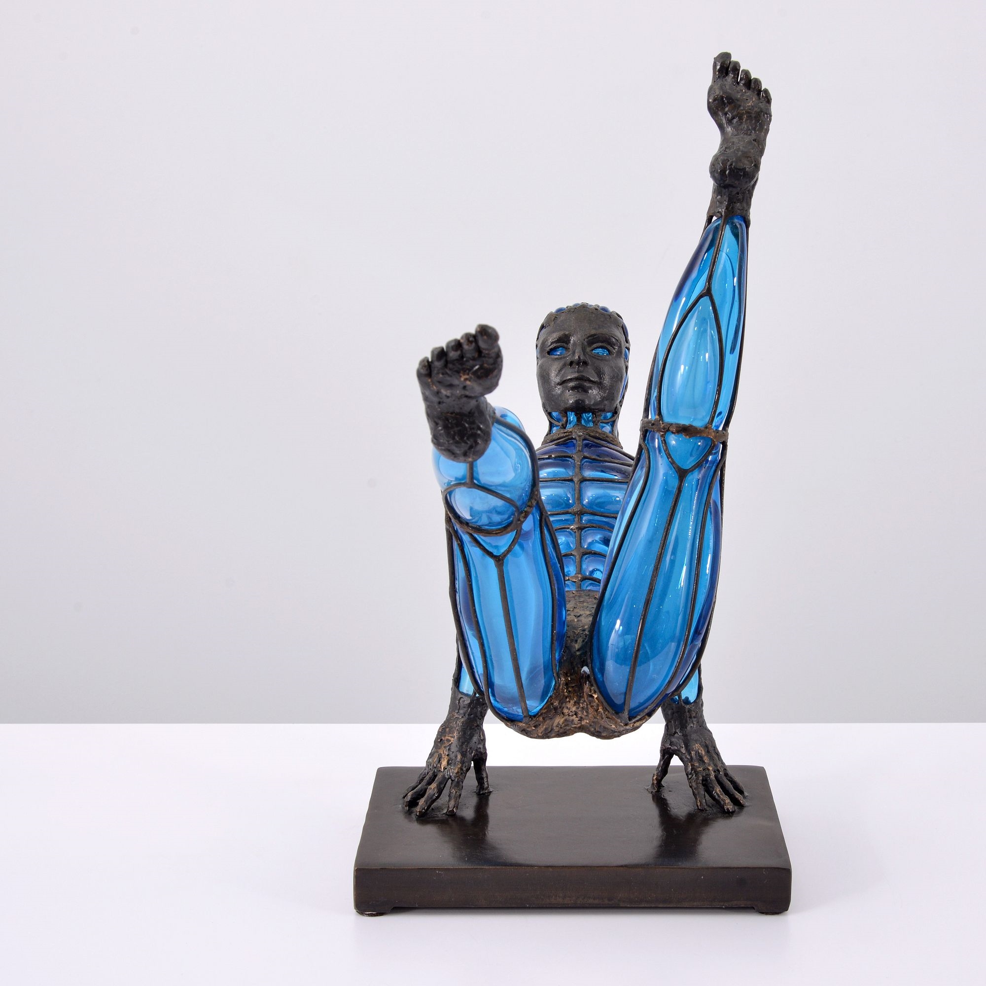 David Bennett | David Bennett BLUE ACROBAT Sculpture | MutualArt