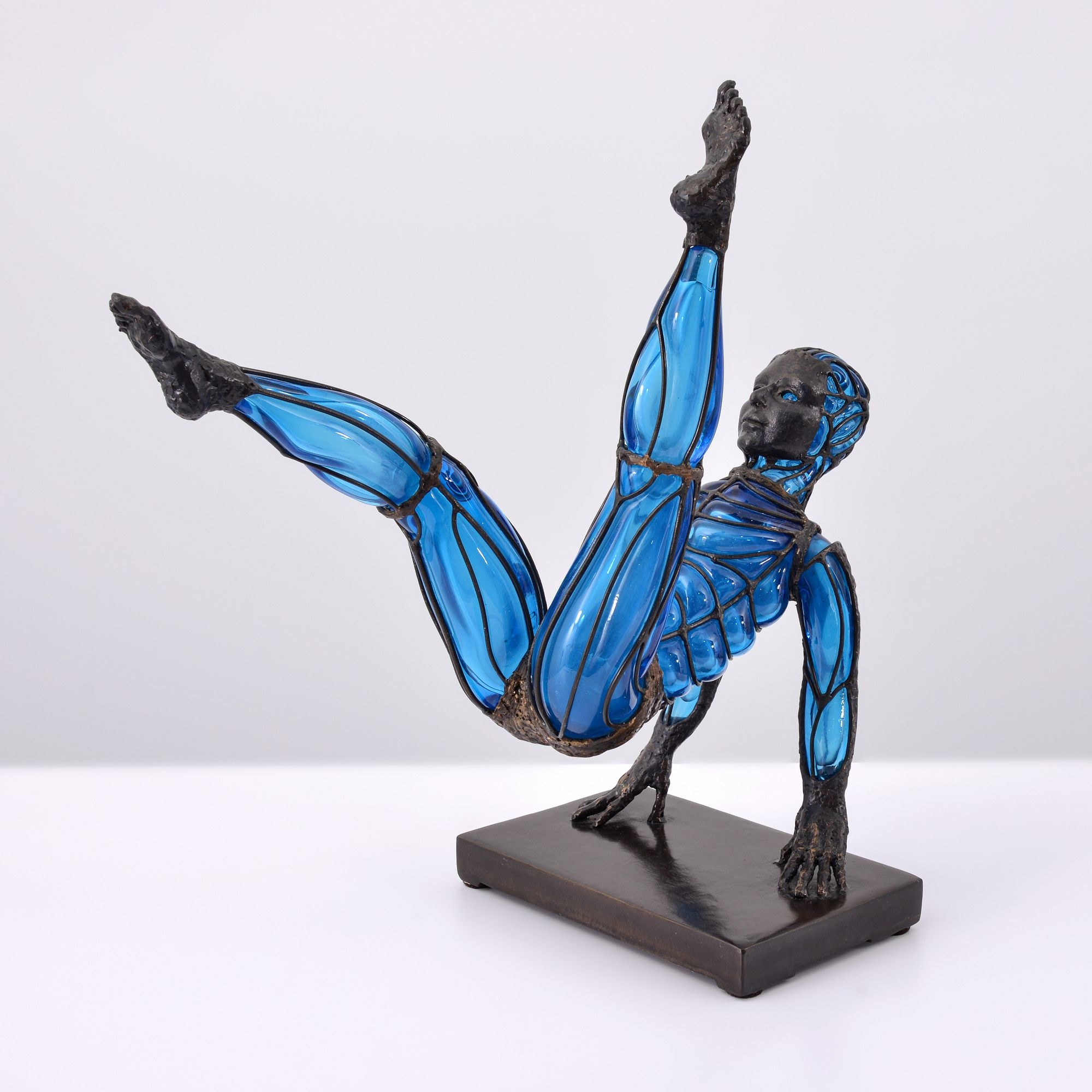 David Bennett | David Bennett BLUE ACROBAT Sculpture | MutualArt